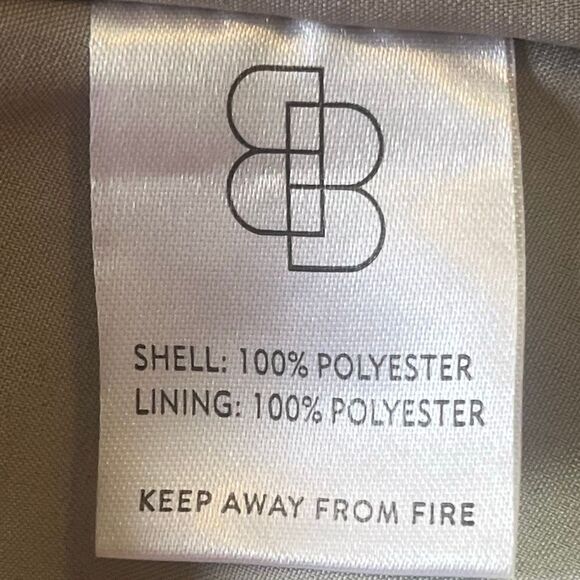 Baltic Born Fabian Jacquard Neutral Floral Smoked Bodice Puff  Sleeve Midi Dress - Picture 9 of 9